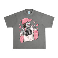 Tornado skeleton girl valentine's day Urban Heavy Tee - MaliasSmallBusiness