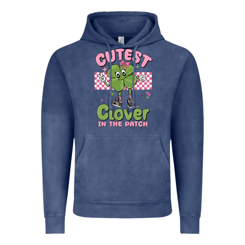 Cutest Clover In The Patch Vintage Hoodie by MaliasSmallBusiness | Teevron