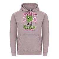 Vintage Zinc cutest clover in the patch Vintage Hoodie - MaliasSmallBusiness