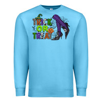 Ocean Blue trick or treat Premium Sweatshirt - CowGirlArtShop