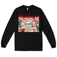 Black christmas hot chocolate Long Sleeve Tee - MaliasSmallBusiness