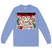 Colony Blue christmas hot chocolate Long Sleeve Tee - MaliasSmallBusiness