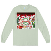 Matcha christmas hot chocolate Long Sleeve Tee - MaliasSmallBusiness