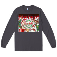 Smoke christmas hot chocolate Long Sleeve Tee - MaliasSmallBusiness