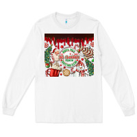 White christmas hot chocolate Long Sleeve Tee - MaliasSmallBusiness