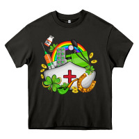 Asphalt nurse  st patricks Heavy Core Tee - AdoDesignShop