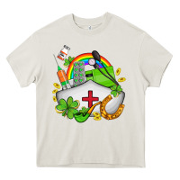 Cream nurse  st patricks Heavy Core Tee - AdoDesignShop