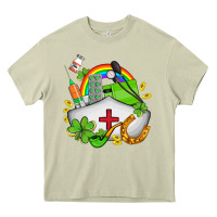 Mossy nurse  st patricks Heavy Core Tee - AdoDesignShop