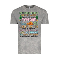 Cloud Rock camping rules Vintage Tee - MaliasSmallBusiness