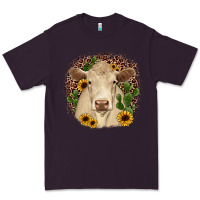 Plum charolais leopard cactus sunflower Premium Tee - JahusDesignShop