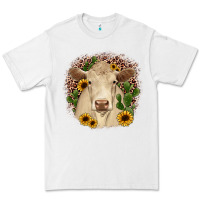 White charolais leopard cactus sunflower Premium Tee - JahusDesignShop