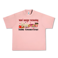 Salmon 100 days school Urban Heavy Tee - MaliasSmallBusiness