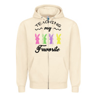 Sandshell Teaching My Favorite Bunny Zipper Hoodie - Bettercallsaul