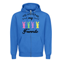 True Royal Teaching My Favorite Bunny Zipper Hoodie - Bettercallsaul