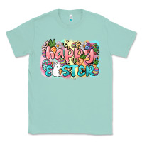 Seafoam Happy Easter Classic Tee - NancyCooperArtShop