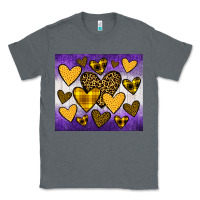 Charcoal Heather lakers hearts Classic Tee - JahusDesignShop