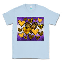 Dusty Blue lakers hearts Classic Tee - JahusDesignShop