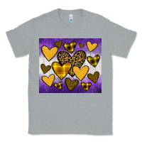 Heather Grey lakers hearts Classic Tee - JahusDesignShop