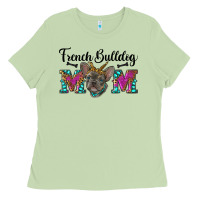 Matcha french bulldog mom Ladies Tee - RanaPortraitStore