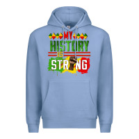 Colony Blue my history is strong Premium Hoodie - CowGirlArtShop