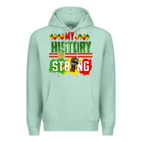 Seafoam my history is strong Premium Hoodie - CowGirlArtShop