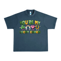 Midnight Navy you're my lucky charm Urban Heavy Tee - MaliasSmallBusiness