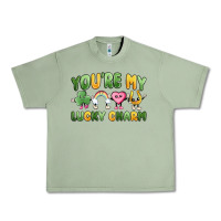 Oil Green you're my lucky charm Urban Heavy Tee - MaliasSmallBusiness