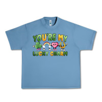 Pebble Blue you're my lucky charm Urban Heavy Tee - MaliasSmallBusiness