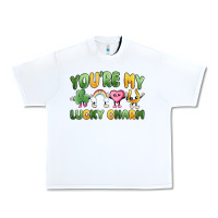 White you're my lucky charm Urban Heavy Tee - MaliasSmallBusiness