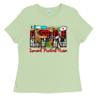 Matcha christmas lpn licensed practical nurse Ladies Tee - JahusDesignShop