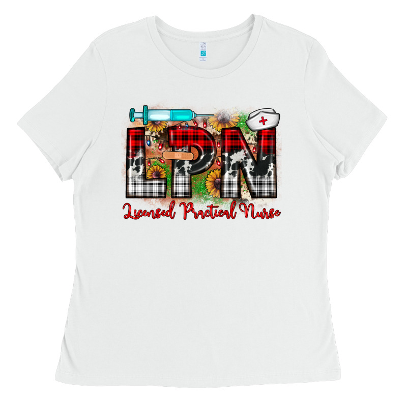 Christmas Lpn Licensed Practical Nurse Ladies Tee by JahusDesignShop | Teevron