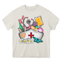 Cream nurse  easter Heavy Core Tee - AdoDesignShop