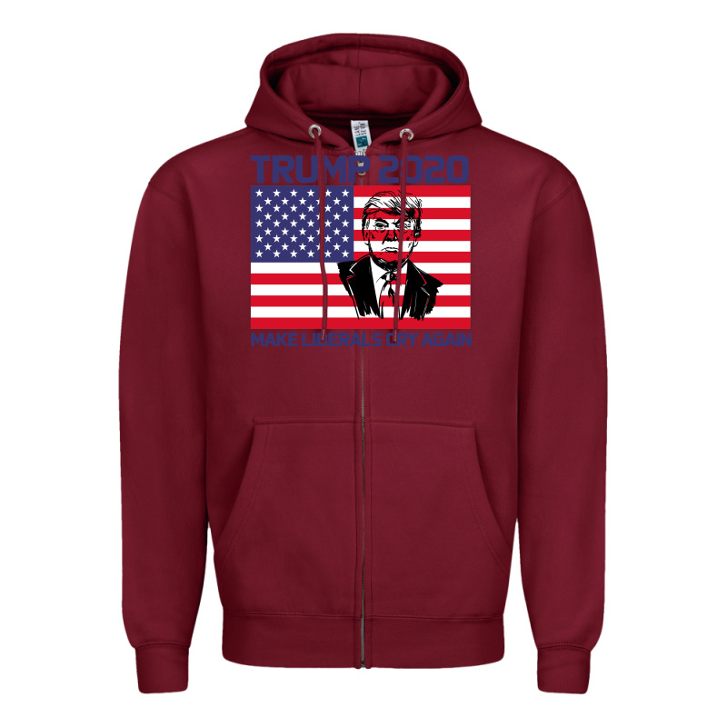 Trump 2020 Make Liberals Cry Again Zipper Hoodie by Bettercallsaul | Teevron