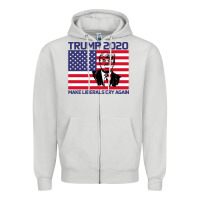 Dove Grey Trump 2020 Make Liberals cry Again Zipper Hoodie - Bettercallsaul