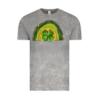 Cloud Rock st patrick s day shamrock rainbow Vintage Tee - MaliasSmallBusiness