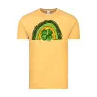 Vintage Mustard st patrick s day shamrock rainbow Vintage Tee - MaliasSmallBusiness