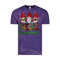 Cloud Purple feliz navidad gnomies Vintage Tee - JahusDesignShop