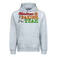 Heather Grey christmas baking team Urban Hoodie - FaDigitalArtStudio