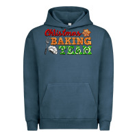 Pigment Midnight Navy christmas baking team Urban Hoodie - FaDigitalArtStudio
