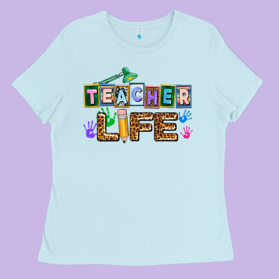 Teacher Life Ladies Tee Designed By Adodesignshop