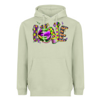 Matcha mardi gras love lips Heavyweight Hoodie - CowGirlArtShop