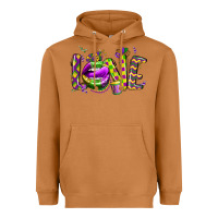 Meerkat mardi gras love lips Heavyweight Hoodie - CowGirlArtShop