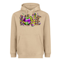Mushroom mardi gras love lips Heavyweight Hoodie - CowGirlArtShop