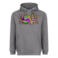 Storm mardi gras love lips Heavyweight Hoodie - CowGirlArtShop