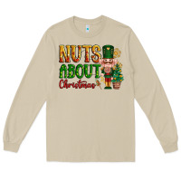 Mushroom Nuts about Christmas Nutcracker Long Sleeve Tee - NancyCooperArtShop