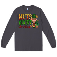 Smoke Nuts about Christmas Nutcracker Long Sleeve Tee - NancyCooperArtShop