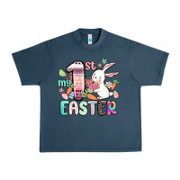 Midnight Navy my first easter Urban Heavy Tee - MaliasSmallBusiness