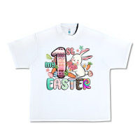 White my first easter Urban Heavy Tee - MaliasSmallBusiness