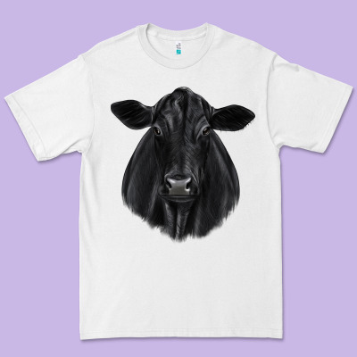 Black Angus Premium Tee Designed By Jahusdesignshop