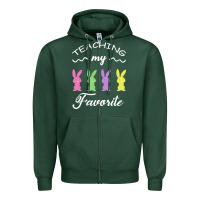 Teaching My Favorite Bunny Zipper Hoodie | Teevron
